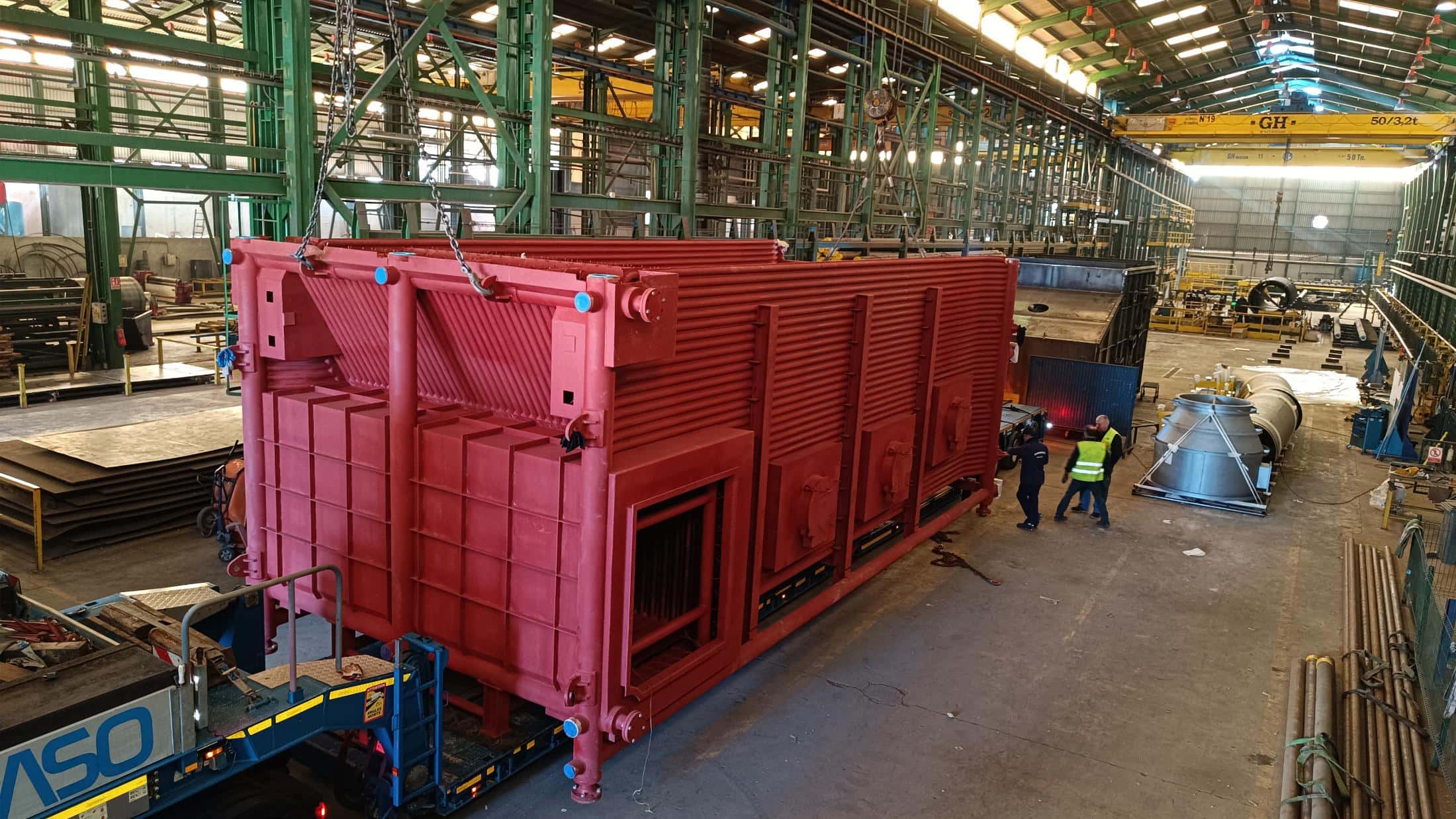 Steam process boiler