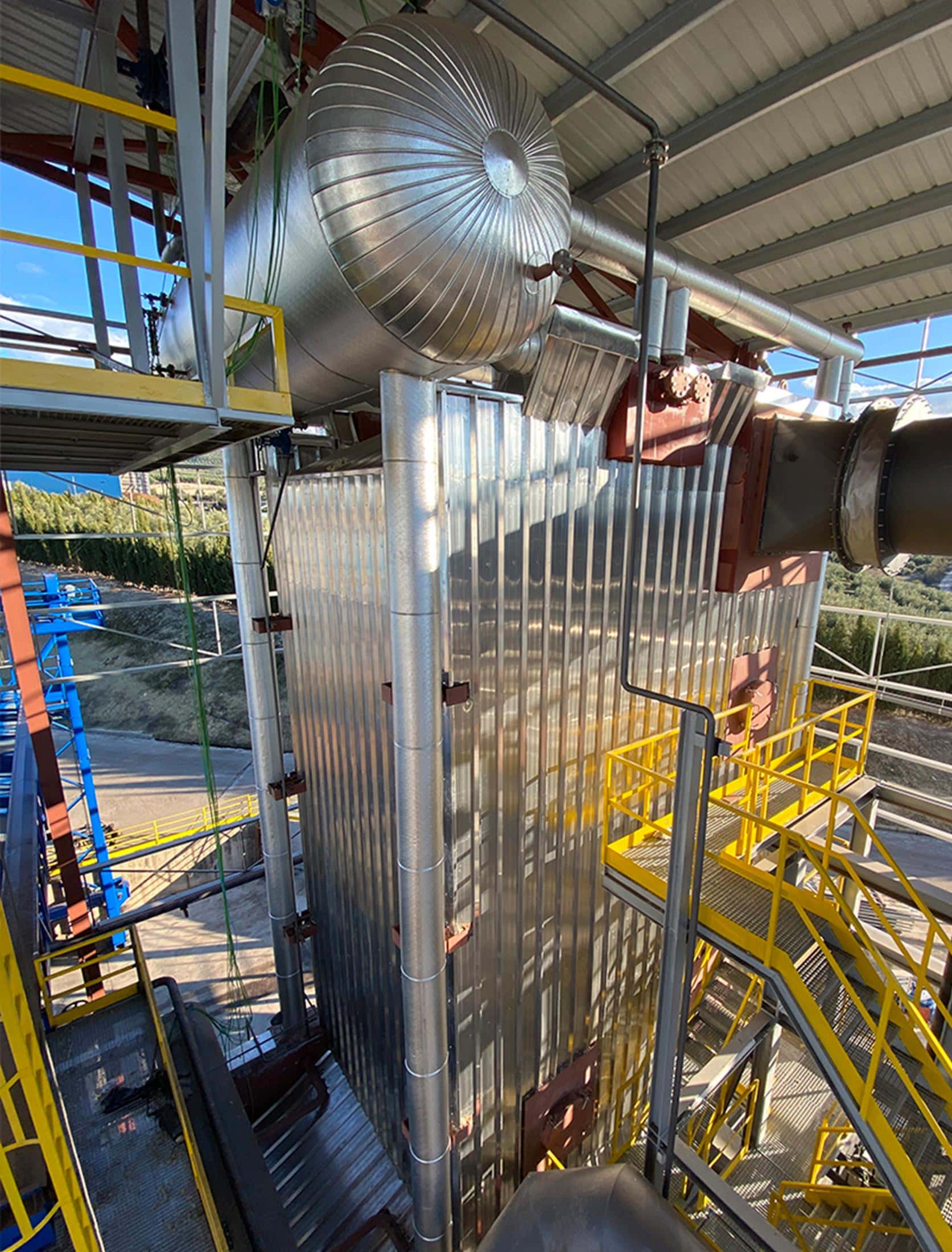 Steam process boiler