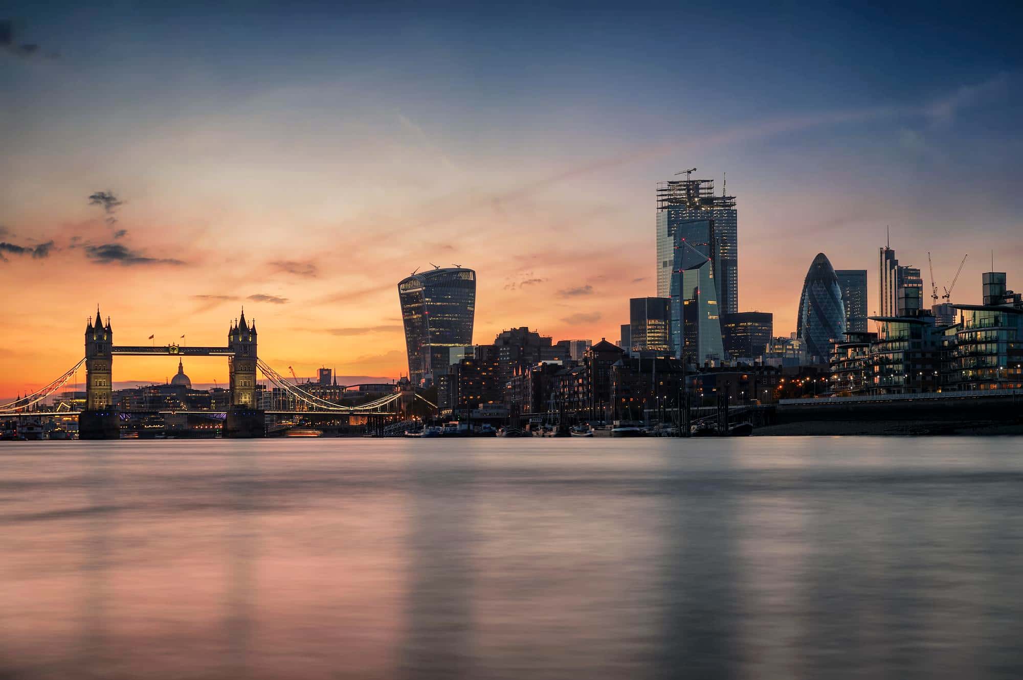 Vista panorámica de Londres