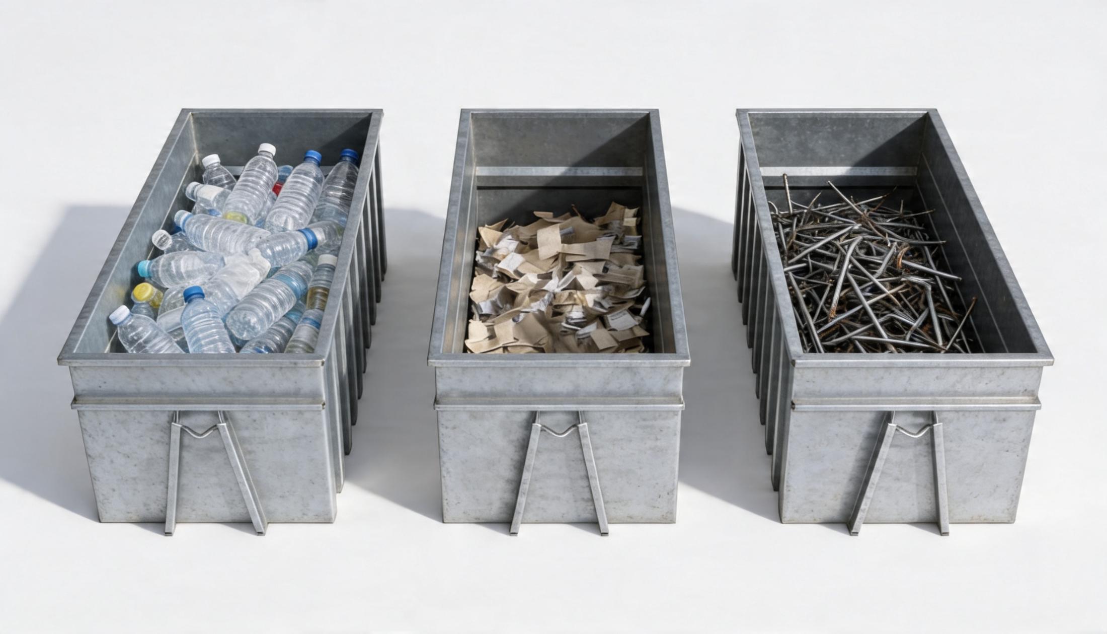 Contenedores con residuos